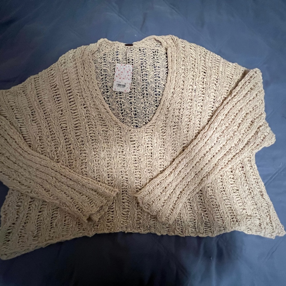 Free People sweater top size large